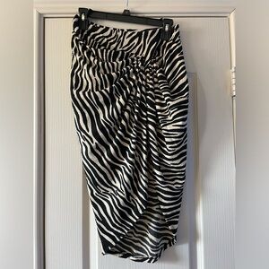 NWT: glo fashion London brand from Francesca’s, size medium, zebra print